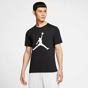 Футболка Nike Jordan Jumpman T-Shirt Black/White/White